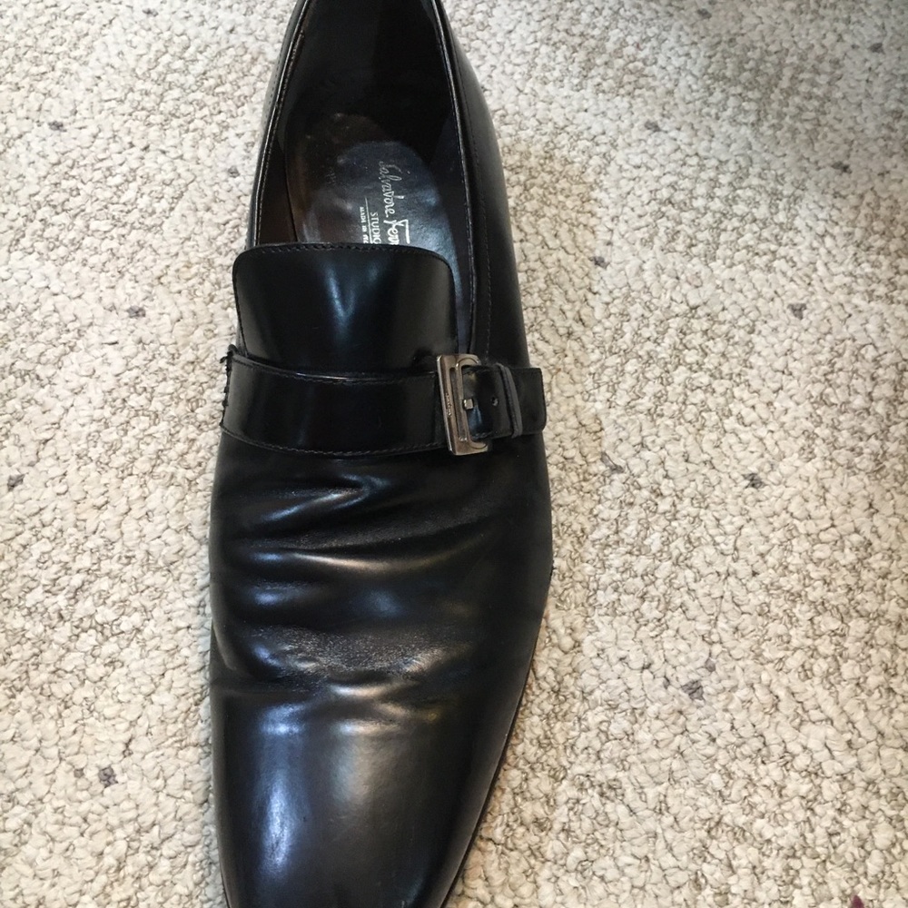 SOLD!!’ Salvatore Ferragamo Leather Loafers. - Picture 2 of 13